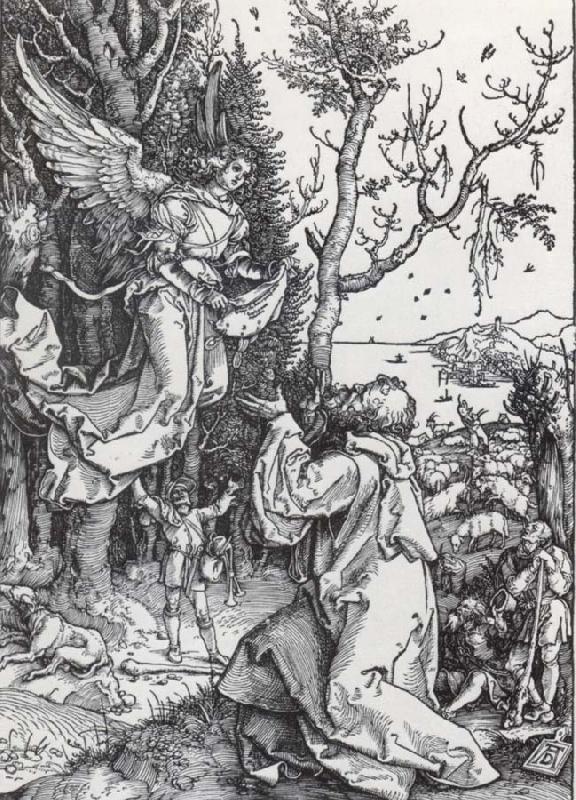Albrecht Durer Joachim and the Angel oil painting image
